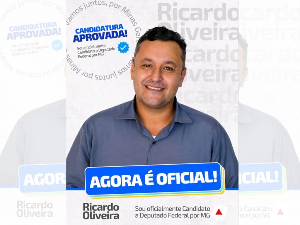 União Brasil confirma Ricardo Oliveira como candidato a deputado federal Ricardo Oliveira
